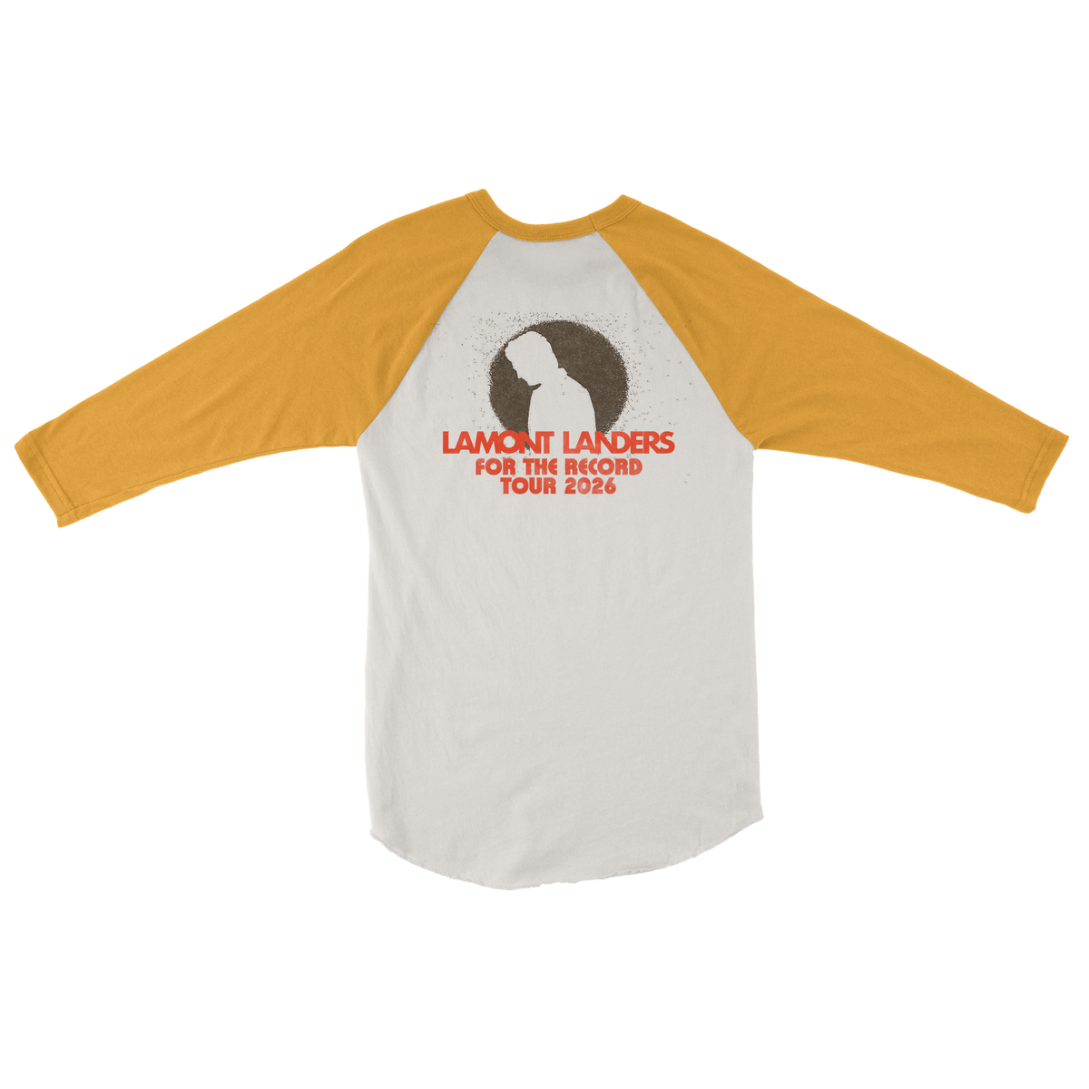 For the Record Tour Baseball Tee Back